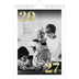 Fotokalender A5 — Grote glitter cijfers [omslag]