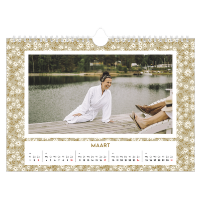 Fotokalender A4 — In volle bloei [Maart]