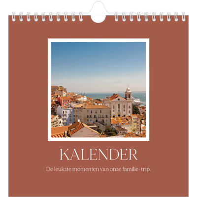 Jaarkalenders vierkant — Klassieke kleuren [omslag]