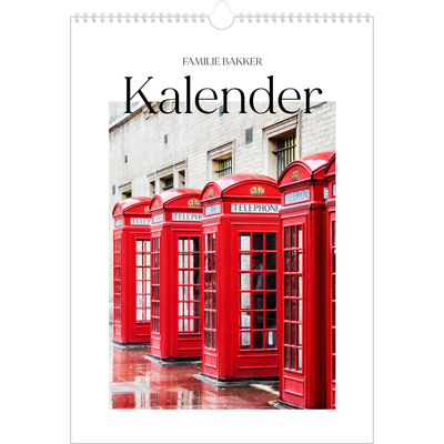 A3 Jaarkalenders — Mijn reisverhaal - Londen [omslag]