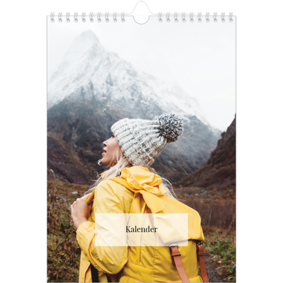 Fotokalender A4 (20 x 30 cm) — Klassieke kalender [omslag]