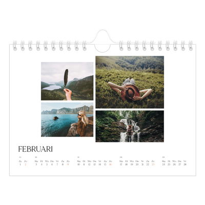 Fotokalender A5 — Surfing sunsets [Februari]