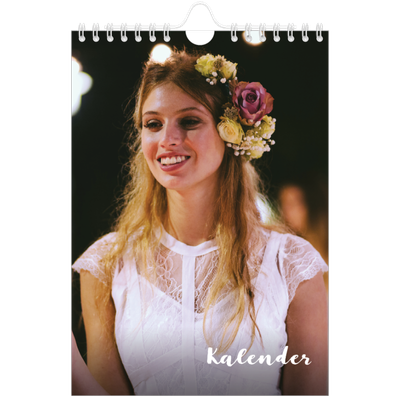Fotokalender A5 — Schuingedrukte letters [omslag]