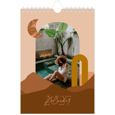 Fotokalender A5 — Neutrale bergen [omslag]
