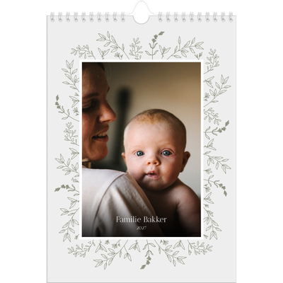 Fotokalender A4 (20 x 30 cm) — Hand gemaakte bloemen [omslag]