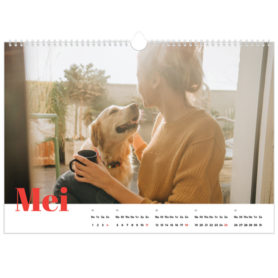 Fotokalender A3 — Een dikgedrukt jaar [omslag]