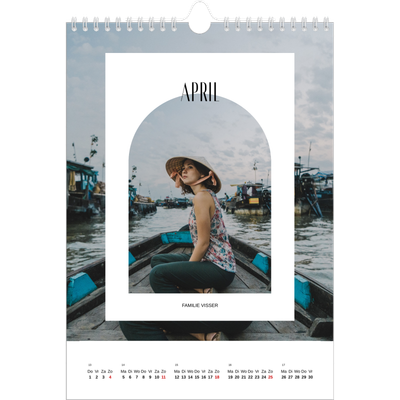 Fotokalender A4 (20 x 30 cm) — De open boog [April]