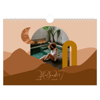 Fotokalender A4 — Neutrale bergen [omslag]