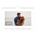 Fotokalender A5 — Overlay van datumvak [Januari]
