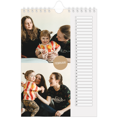 Fotokalender A5 — Fotosticker [Februari]