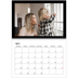Fotokalender A4 Dubbel (30 x 40 cm) — Foto in zwart kader [April]