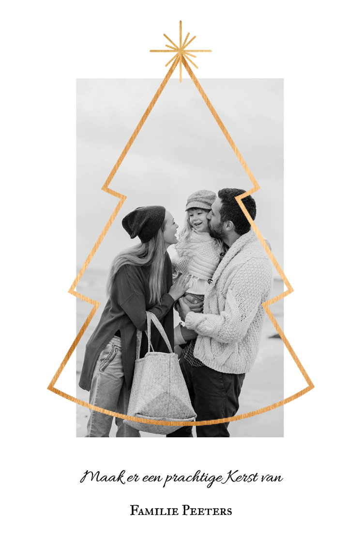 Fotokaarten — Gouden boom