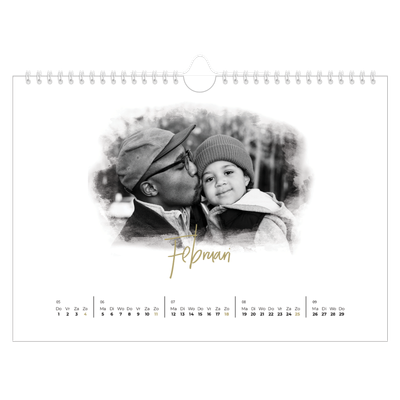 Fotokalender A4 — Foto-effecten [Februari]
