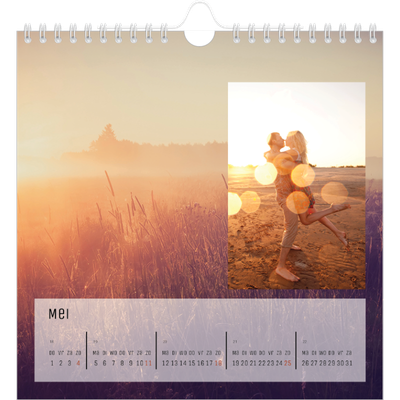 Jaarkalenders vierkant — Achtergronden uit de natuur [omslag]