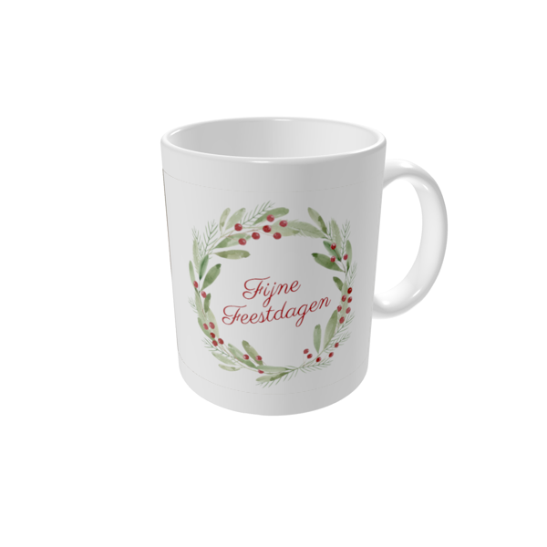 Mok bedrukken — Elegante krans