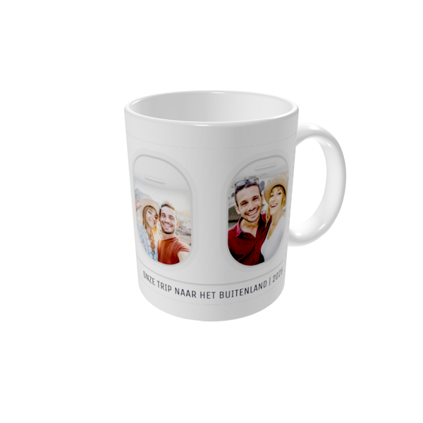 Mok bedrukken — Vliegtuigraam