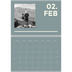 Fotokalender A4 Dubbel (30 x 40 cm) — Modern en gedurft [Februari]