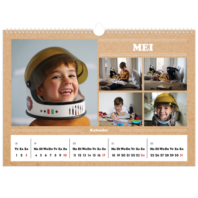 Fotokalender A3 — Magazine stijl [omslag]