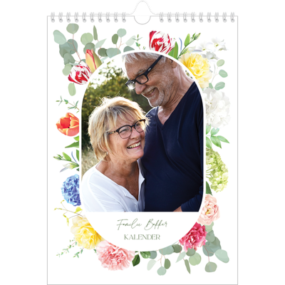 Fotokalender A4 (20 x 30 cm) — Klassieke bloemen [omslag]