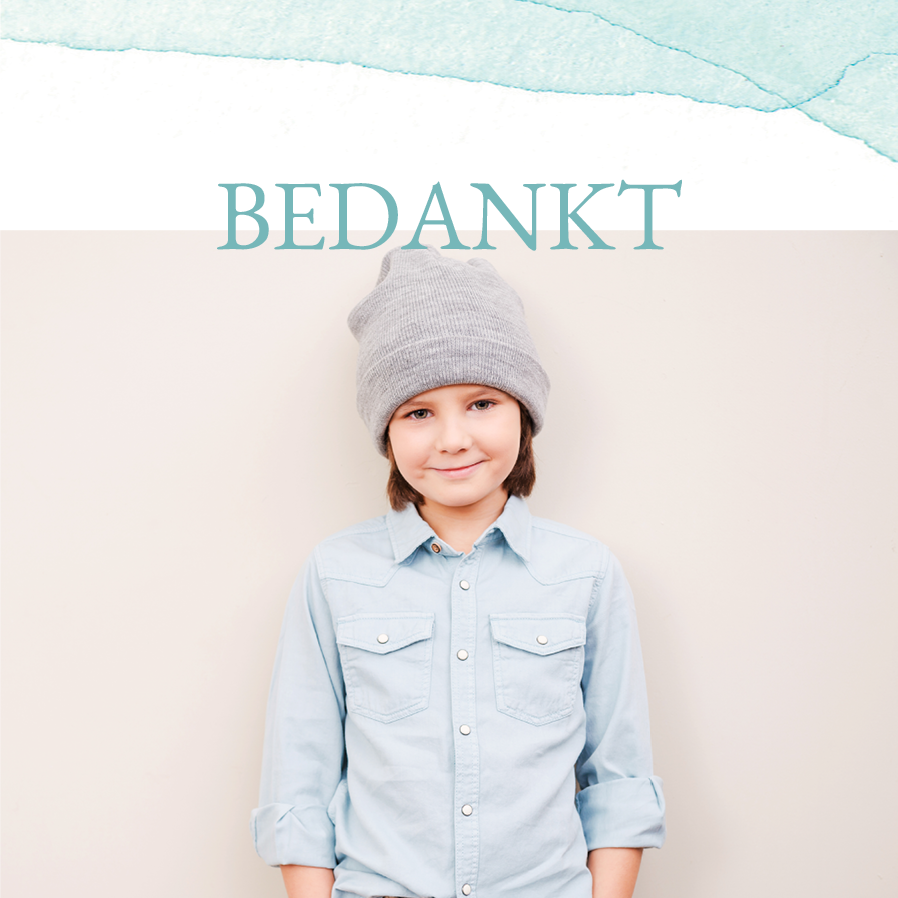 Bedankkaarten — Aquarel frame