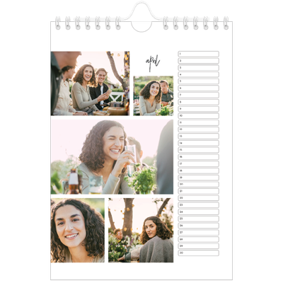 Fotokalender A5 — Foto arrangement [April]