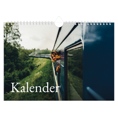 Fotokalender A4 — Eenvoudige letters [omslag]