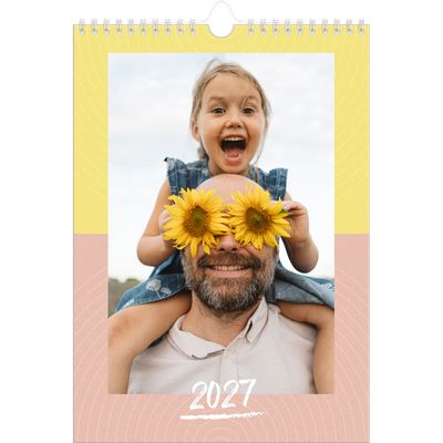 Fotokalender A4 (20 x 30 cm) — Kleuren en patronen [omslag]