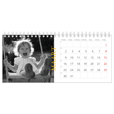 Bureaukalenders — Historische stijl [Maart]