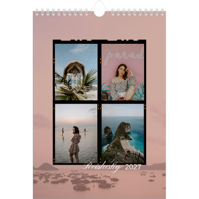 Fotokalender A4 (20 x 30 cm) — Zin in avontuur [omslag]