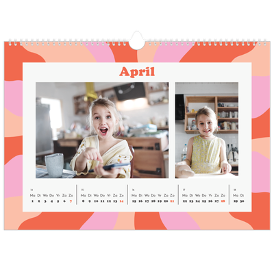Fotokalender A3 — Speelse patronen [April]