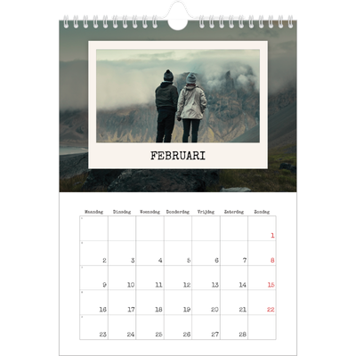 Fotokalender A4 (20 x 30 cm) — De portretselectie [Februari]