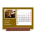 Bureaukalender met houten standaard  — Redactionele Aarde [omslag]