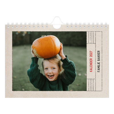 Fotokalender A5 — Craft stempel effect [omslag]