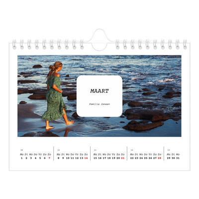 Fotokalender A5 — Het hele verhaal [Maart]