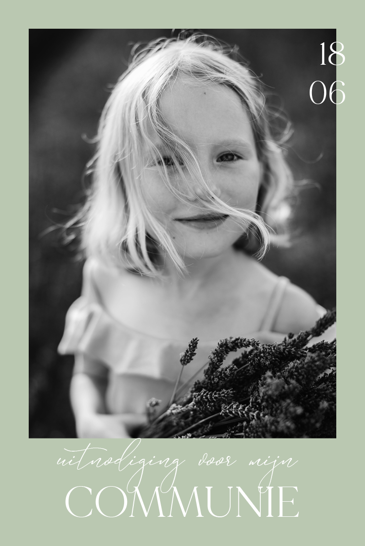 Uitnodigingen — Effen kleurachtergrond