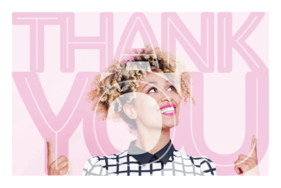 Bedankkaarten — Thank You big time