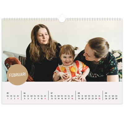 Fotokalender A3 — Fotosticker [Februari]