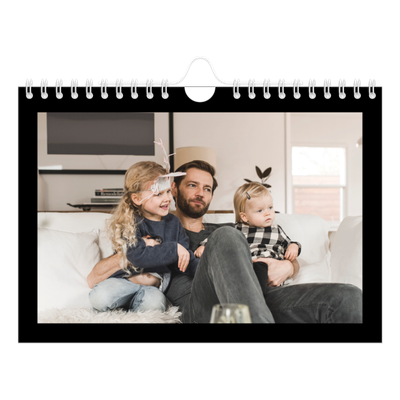 Fotokalender A5 — Foto in zwart kader [omslag]