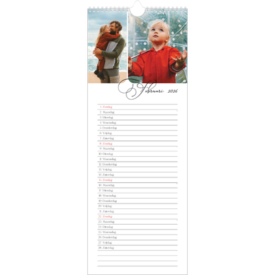 Smalle kalender  — Momentopnamen en schrift [Februari]