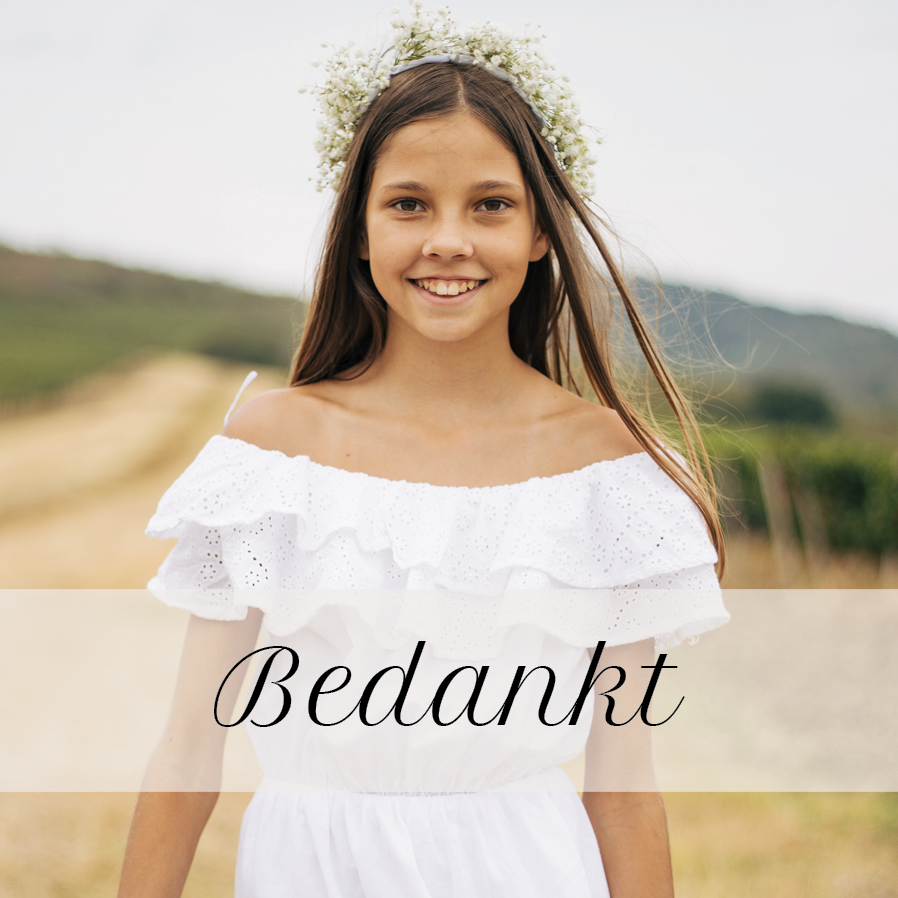 Bedankkaarten — Eenvoudig elegant