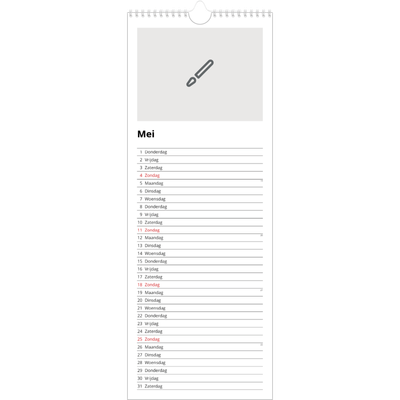 Smalle kalender  — Ontwerp je eigen fotoproduct [omslag]