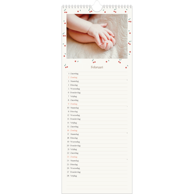 Smalle kalender  — Gelukzalig kers [Februari]
