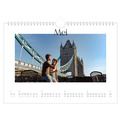 Fotokalender A4 — Mijn reisverhaal - Londen [Mei]