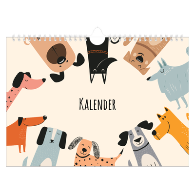 Fotokalender A4 — Hondenpoten en krabbels [omslag]