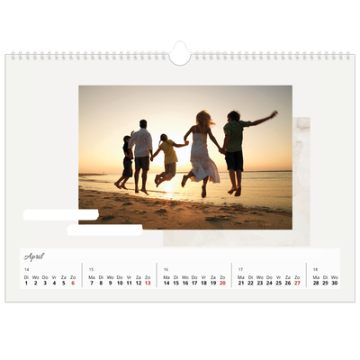 Fotokalender A3 — Gedempte tonen [April]