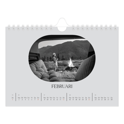 Fotokalender A5 — De open weg [Februari]