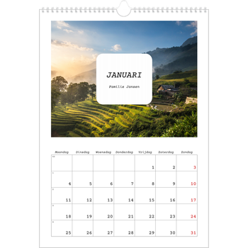 Fotokalender A3 — Het hele verhaal