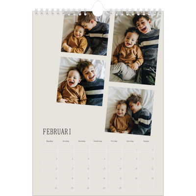 Fotokalender A4 (20 x 30 cm) — Herinneringen in beweging [Februari]
