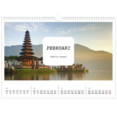 Fotokalender A3 — Het hele verhaal [Februari]