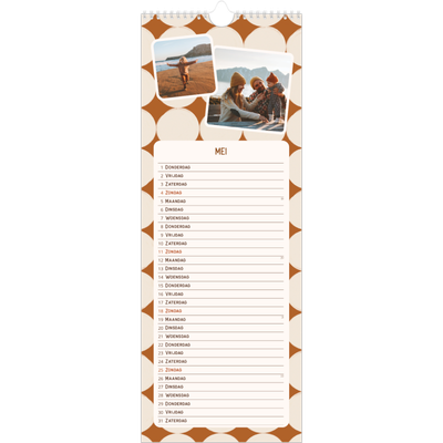 Smalle kalender  — Retro patronen [omslag]